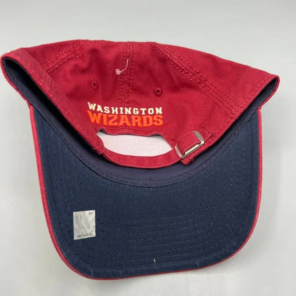 Washington Wizards Hat‎ Men Red Blue Adidas Strap Back Cap